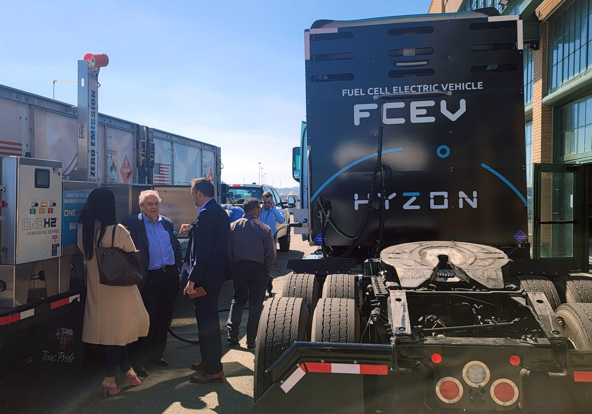 OneH2 Fuels Hydrogen Fuel Cell Truck at Richmond's ‘Road to Zero Day’ OneH2